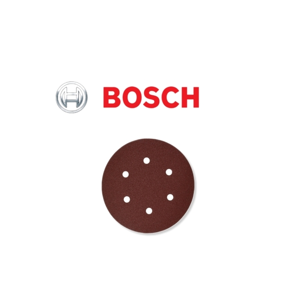 Bosch 5" 25 80 Grit Hook and Loop Sanding Discs - Picture 1 of 9